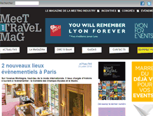 Tablet Screenshot of meetandtravelmag.com